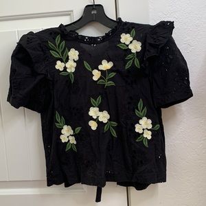 Zara floral top
